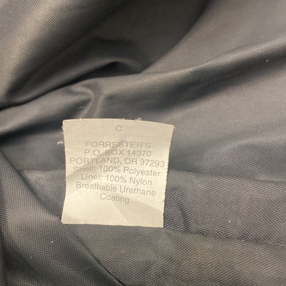 Men’s Plaid Forrester’s Outerwear Plaid Windbreaker/Rain Jacket Size Medium - Picture 8 of 9